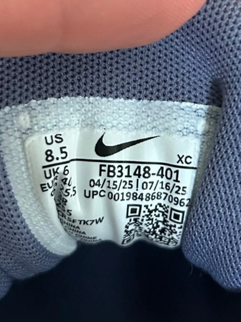 Nike GP Challenge 1 Indigo/Wh/Ghost Women's Hard Court Tennis Sneakers 8.5 NIB